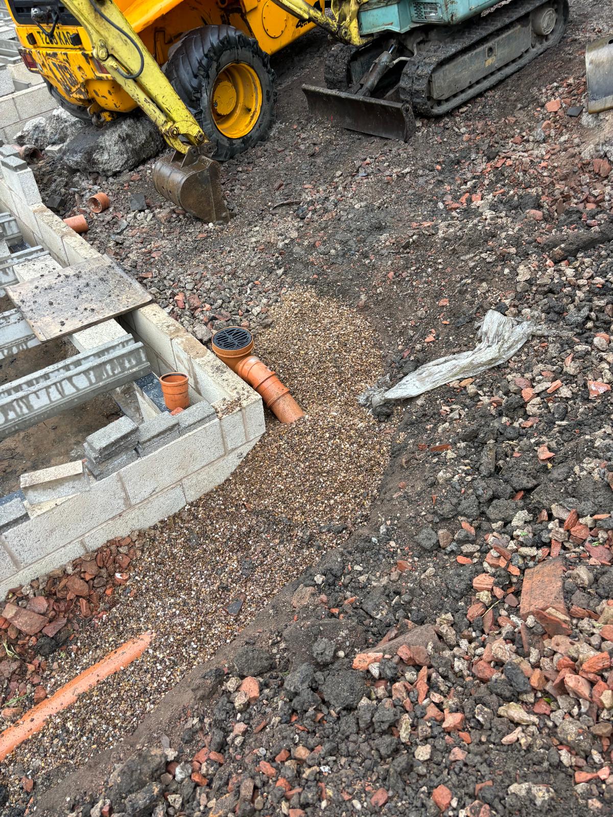 Domestic kerbing work